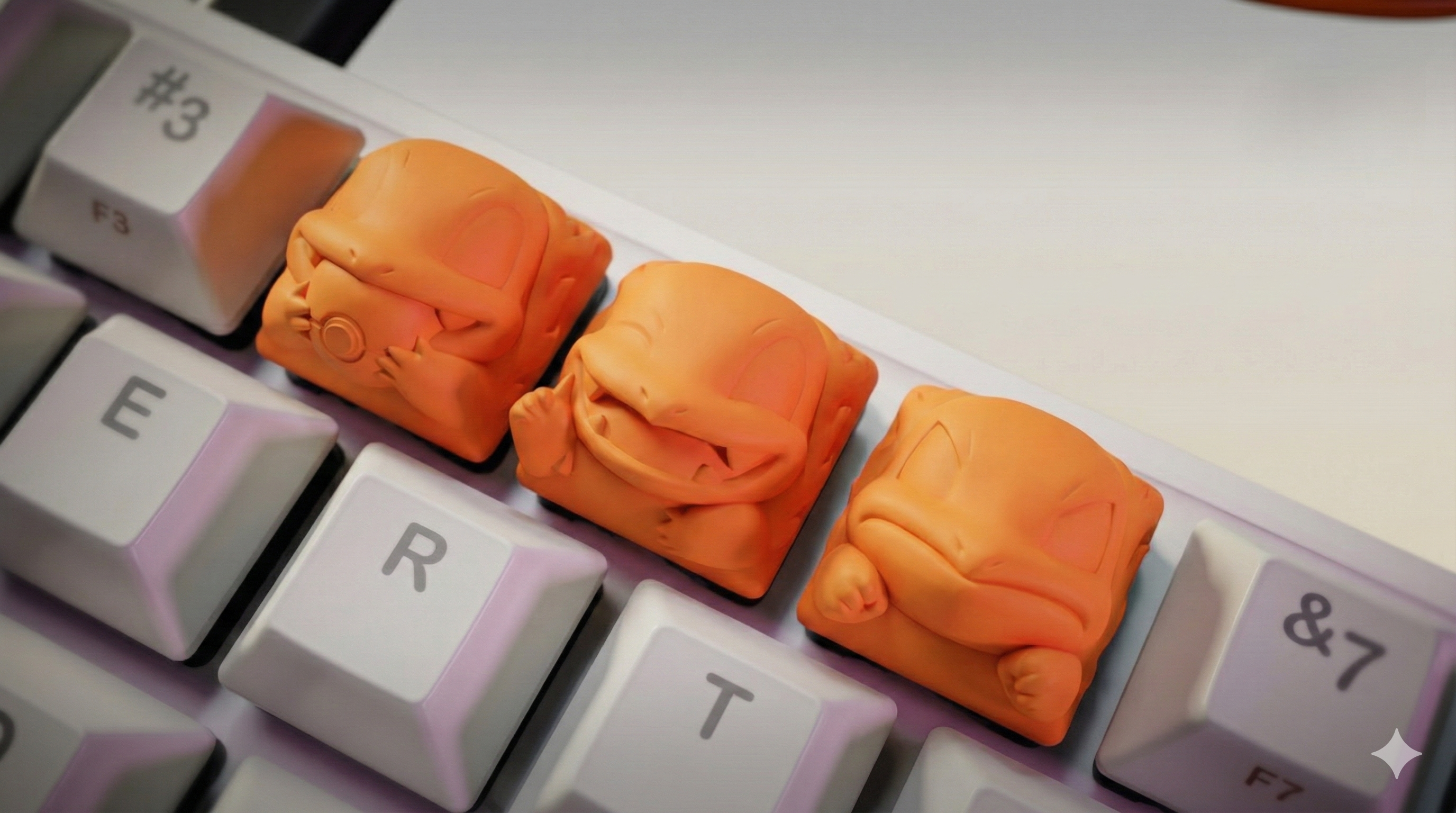 Charmander Pokemon Keycaps – 5 Piece Set