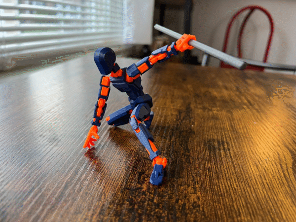 DUMMY 13 – 3D Printed Jointed Action Figure (Customizable) No Stand - Image 2